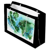 今の世界が必要としているのは愛の甘い愛だ ラージペーパーバッグ (裏面アングル)