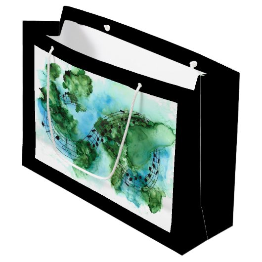 今の世界が必要としているのは愛の甘い愛だ ラージペーパーバッグ (正面アングル)