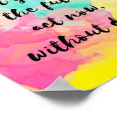 「今の人生を変える」 – ポス感動的ター ポスター (角)