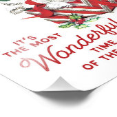 今の壁画のヴィンテージクリスマスキット フォトプリント            (角)