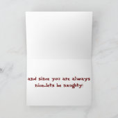 「今の季節はいけないいや素敵な季節だいけな シーズンカード (内部)