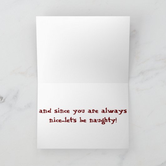 「今の季節はいけないいや素敵な季節だいけな シーズンカード (内部)