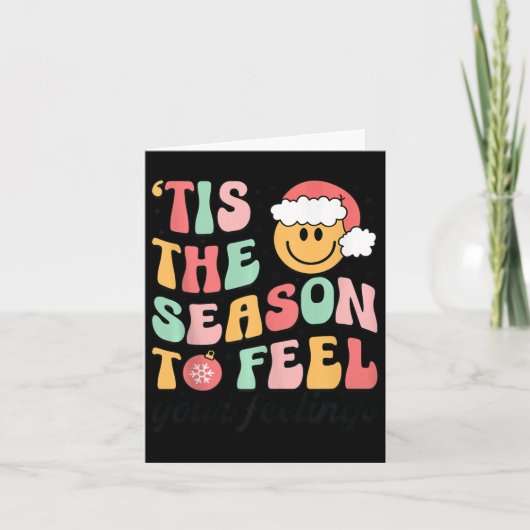 今の季節は自分の感情に向き合う時期よ 学校カウンセラー カード (正面)