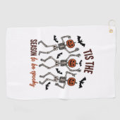 今の季節不気味 ゴルフタオル (横)