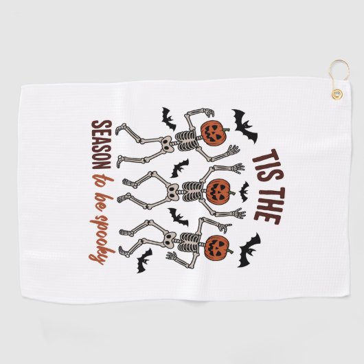 今の季節不気味 ゴルフタオル (横)