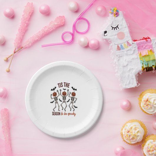 今の季節不気味 ペーパープレート (パーティー)