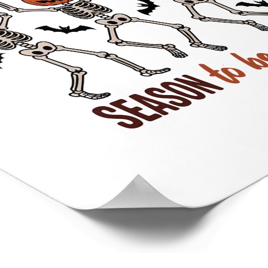 今の季節不気味 ポスター (角)