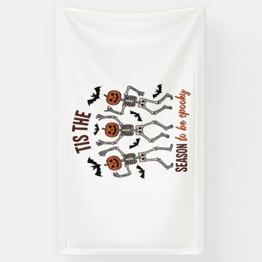 今の季節不気味 横断幕 (縦)