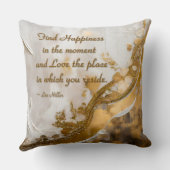 今の幸せを見つける…リーヒラー引用文 クッション (裏面)