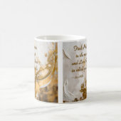 今の幸せを見つける…リーヒラー引用文 コーヒーマグカップ (中央)