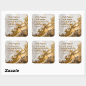 今の幸せを見つける…リーヒラー引用文 スクエアシール (シート)