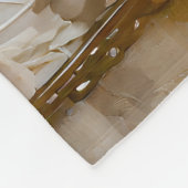 今の幸せを見つける…リーヒラー引用文 フリースブランケット (角)