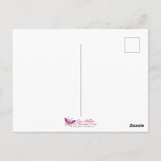 今の幸せを見つける…リーヒラー引用文 ポストカード (裏面)