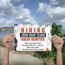 今の採用チームの仕事のビジネスカスタム チラシ