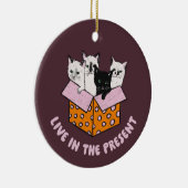 「今の暮らし」サンセットパークキャッツオーナメント セラミックオーナメント (右)