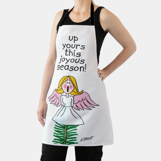 今の楽しい季節を迎えろ!- エプロン (インサイチュ)