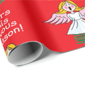 今の楽しい季節を迎えろ! – ラッピング紙 ラッピングペーパー (ロールコーナー)