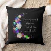 今の気にフローラ芸術を受けやる気を起こさせるる クッション (ブランケット)