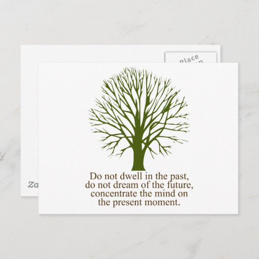 今の瞬間に生きる ポストカード (正面/裏面)