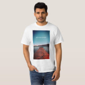 今の瞬間を生きる – 今の人生を受け入れる» Tシャツ (正面フル)