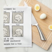 今の瞬間 キッチンタオル (四つ折り)