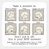 今の瞬間 スクエアシール (正面)