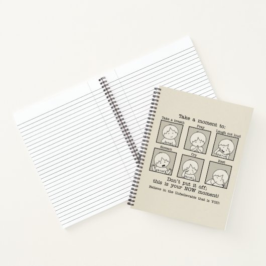 今の瞬間 ノートブック (内部)