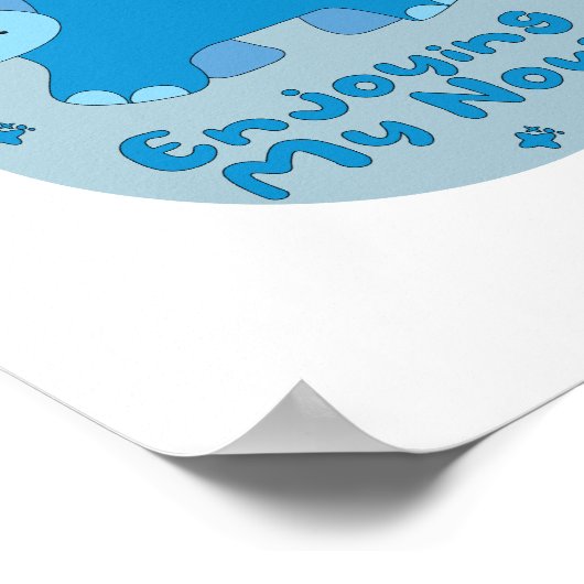 今の私のかわいいかわいいブルーサイ ポスター (角)