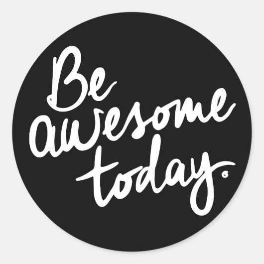 今の素晴らしモチベーション ラウンドシール (正面)