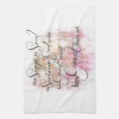 今の素晴らし姿 キッチンタオル (縦)