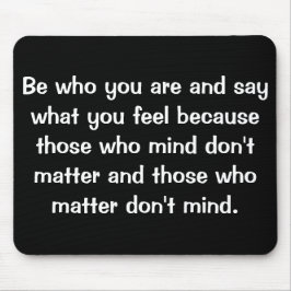 今の自分でいること感じで言えば….. マウスパッド