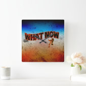 今の?! スクエア壁時計 (ホーム)