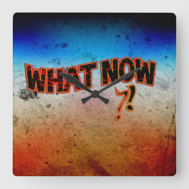 今の?! スクエア壁時計