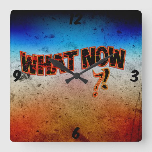 今の?!正方形の壁時計 スクエア壁時計 (正面)