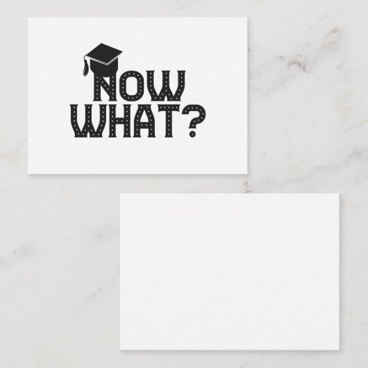 今はおもしろい卒業の先輩 ノートカード (正面/裏面)