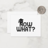 今はおもしろい卒業の先輩 ノートカード (正面/裏面インサイチュ)