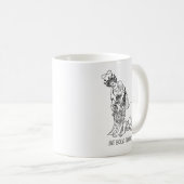 今はっきりした日のマやる気を起こさせるグ コーヒーマグカップ (正面右)