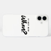 今はもしいつ？動機 Case-Mate iPhoneケース (裏面 (横))