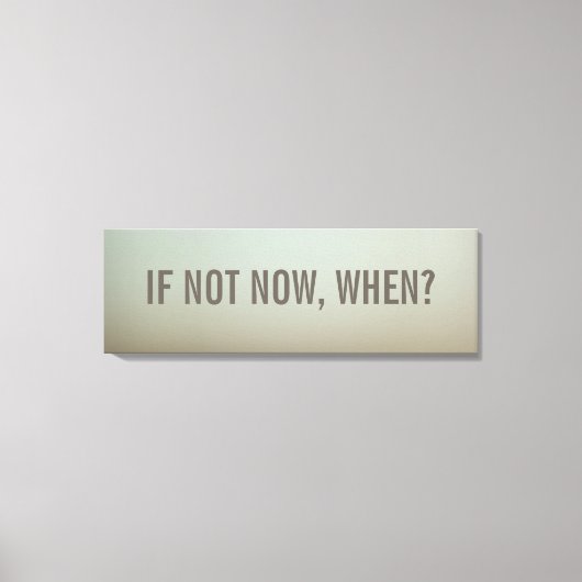 今はもしない、壁の装飾 キャンバスプリント (正面)