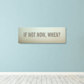 今はもしない、壁の装飾 キャンバスプリント (インサイチュ (ウッドフロア))