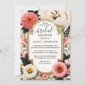 今はアクリル系アジア濃厚な韓国ブライダルシャワー 招待状 (正面)