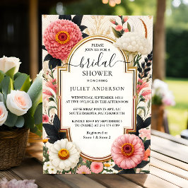 今はアクリル系アジア濃厚な韓国ブライダルシャワー 招待状