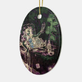 今はアリスが飲む セラミックオーナメント (左)