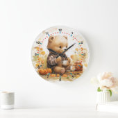 今はクマの時だ ラージ壁時計 (ホーム)