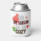 今はクリスマスが楽しく過ごせる季節だ 缶クーラー (缶裏面)