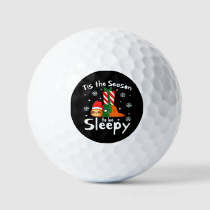 今はクリスマスに眠くなる季節だ ゴルフボール