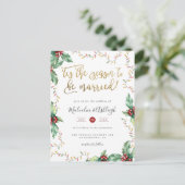 「今はクリスマス結婚したの季節だ結婚 シーズンポストカード (スタンド正面)