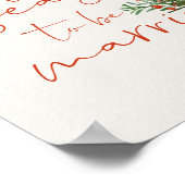 今はクリスマス結婚したの季節だ結婚 ポスター (角)