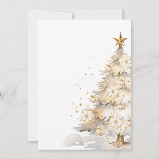 今はクリスマス結婚したの季節だ結婚 招待状 (裏面)