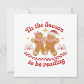 今はクリスマス読学校の季節だ 招待状 (正面)